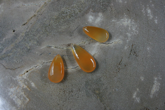 Oranje chalcedoon drops