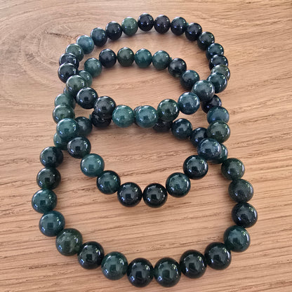 Mosagaat Kogelarmband · 8 mm · Elastiek