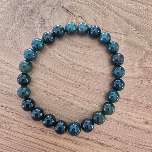 Mosagaat Kogelarmband · 8 mm · Elastiek