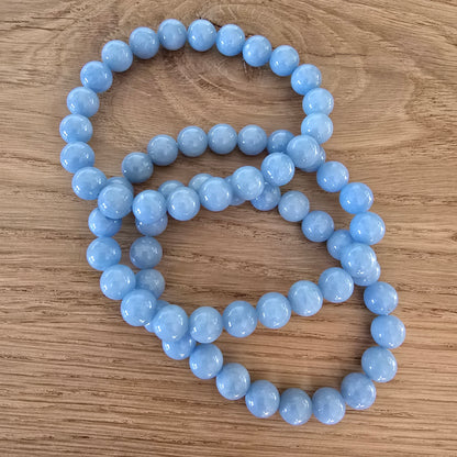Angeliet Kogelarmband · 8 mm · Elastiek