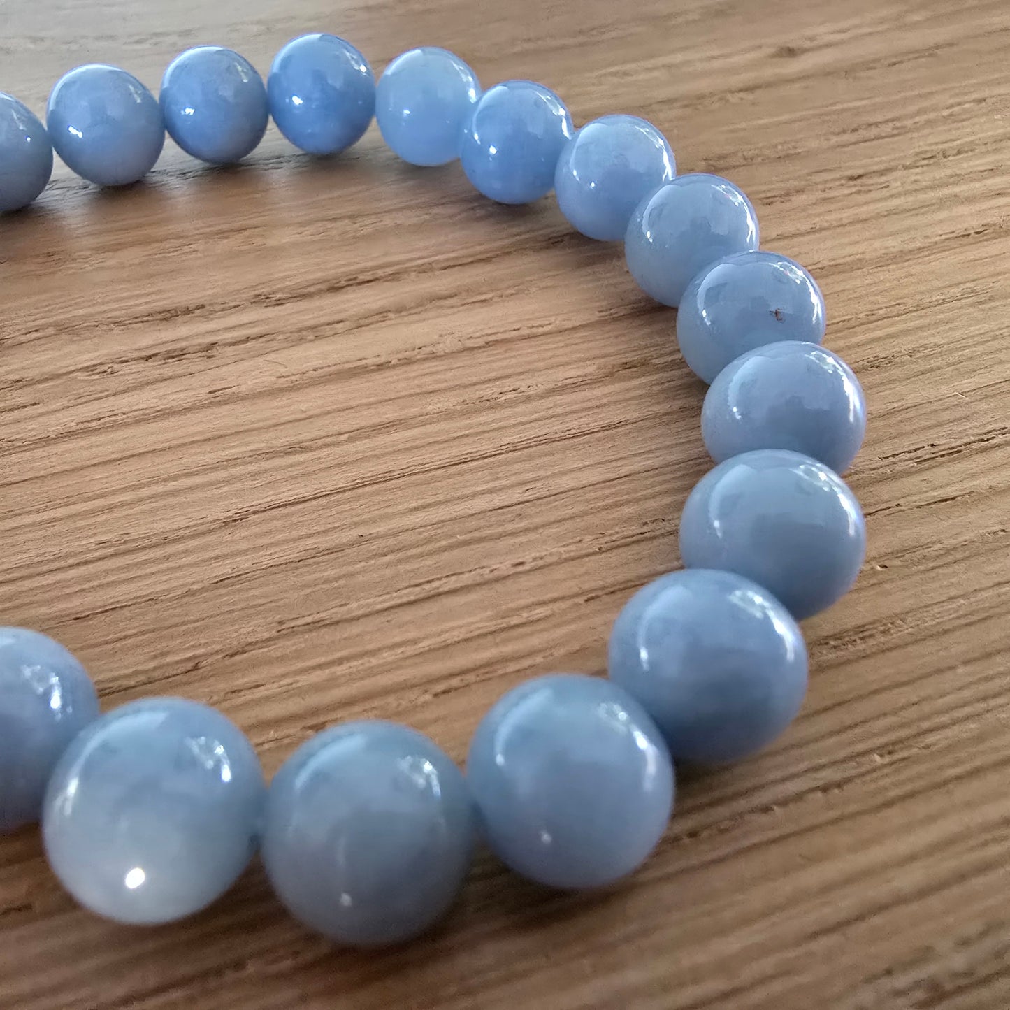 Angeliet Kogelarmband · 8 mm · Elastiek