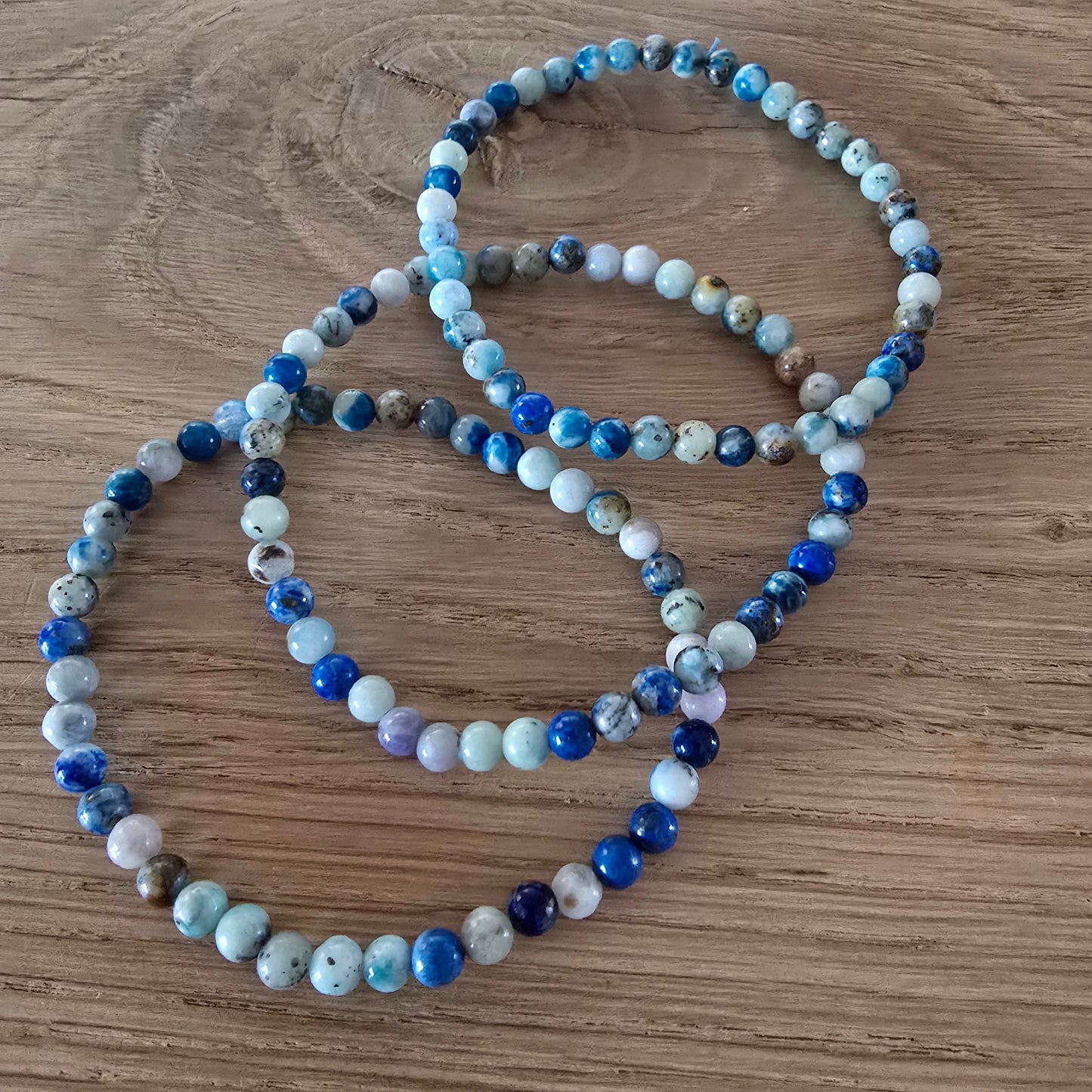 K2 Kogelarmband · 4 mm · Elastiek
