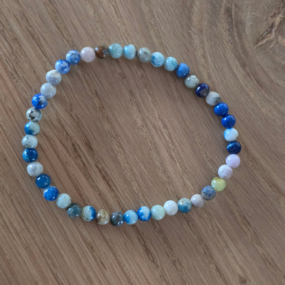 K2 Kogelarmband · 4 mm · Elastiek