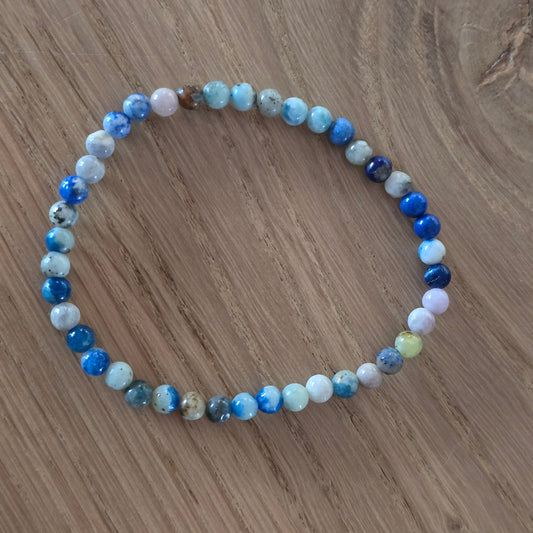 K2 Kogelarmband · 4 mm · Elastiek