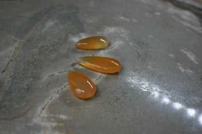 Oranje chalcedoon drops