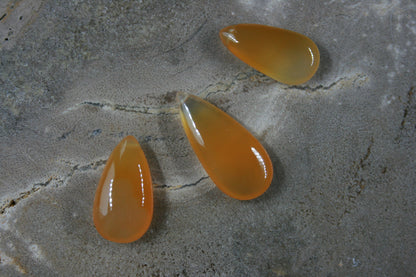 Oranje chalcedoon drops